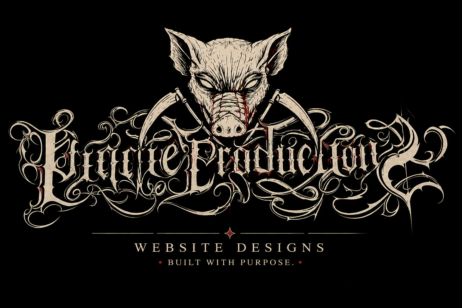 Piggie Productions Website Designs. Built with purpose.